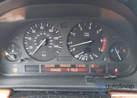 1999 BMW 740Ia из США, поврежденный, VIN WBAGG8339XDN75275